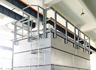 PROTECTIVE GUARDS AND MAINTENANCE LADDER
